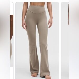 lululemon wunder under smooth cover high rise boot cut pants